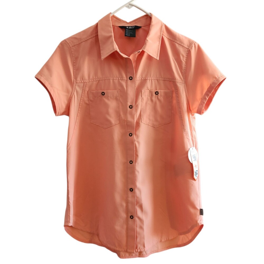 5.11 Tactical Marksman Shirt Short Sleeves UPF 50 Canyon Sunset Womens Size S